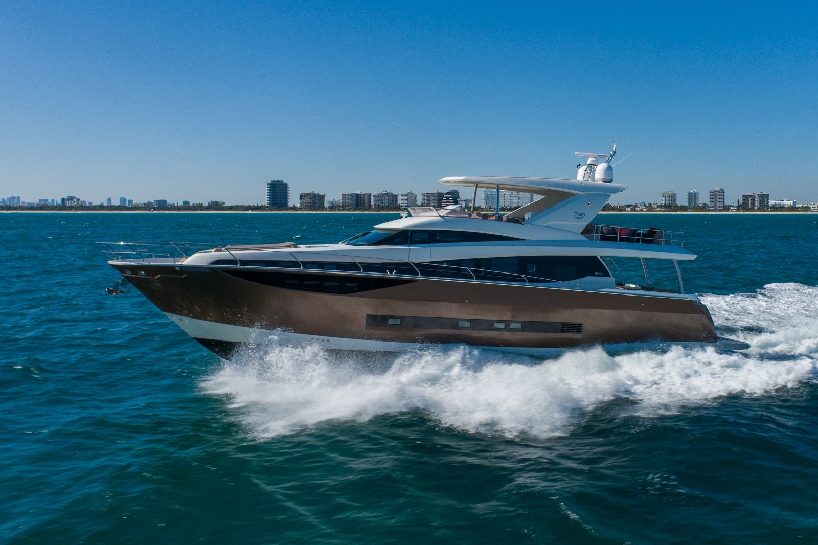 Luxury yachts in Miami